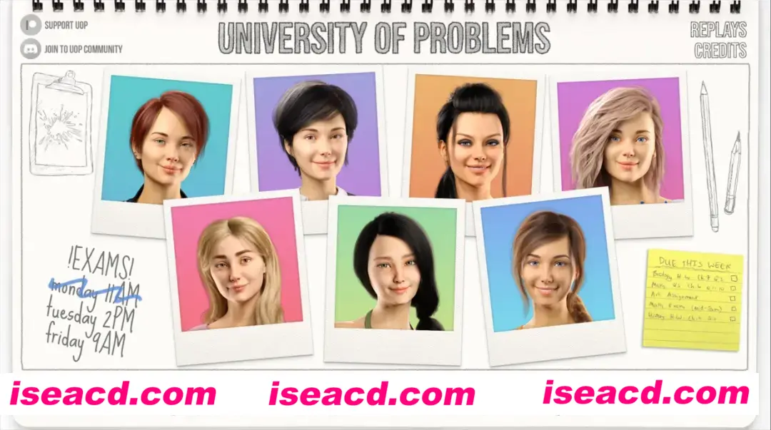 【SLG大作/汉化/动态】问题大学 学院情缘 University of Problems v1.6.5 AI汉化内嵌版【12.3G】
